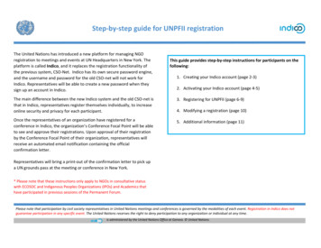 Step By Step Guide For UNPFII Registration