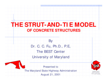 THE STRUT-AND-TIE MODEL