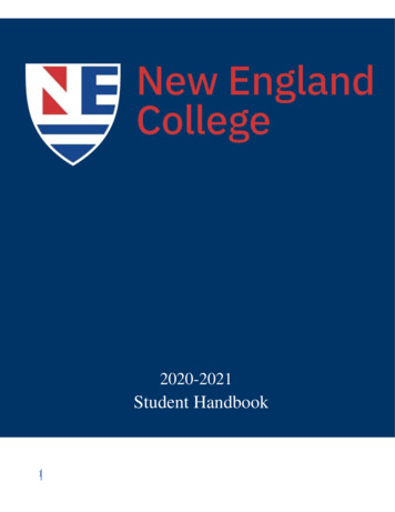 Student Handbook - NEC