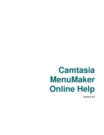 Camtasia MenuMaker Online Help - TechSmith