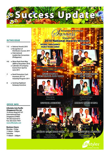 IN THIS ISSUE 2010 National Awards Winners