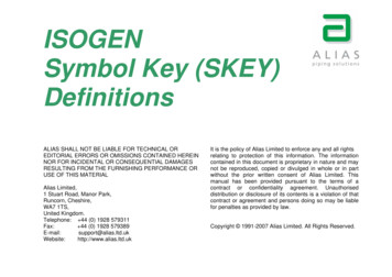ISOGEN Symbol Key (SKEY) Definitions - CAD