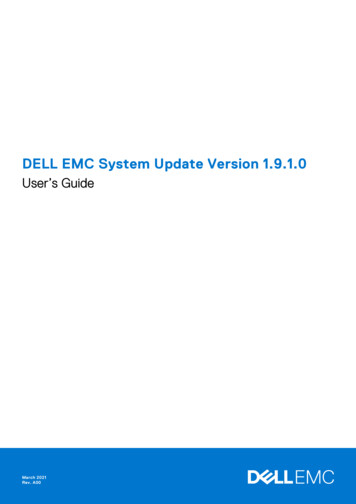 DELL EMC System Update Version 1.9.1.0 User’s Guide