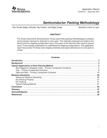 Semiconductor Packing Methodology (Rev. C)