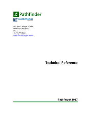 Pathfinder Technical Reference - Thunderhead Eng