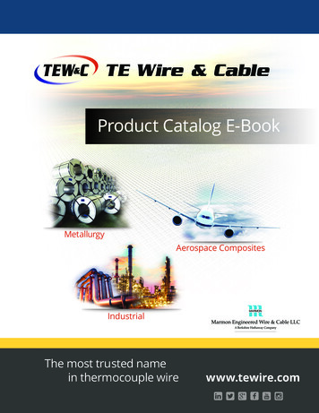 Product Catalog E-Book - Thermocouple Wire