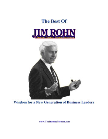 The Best Of Jim Rohn - RealHealthAnswers 