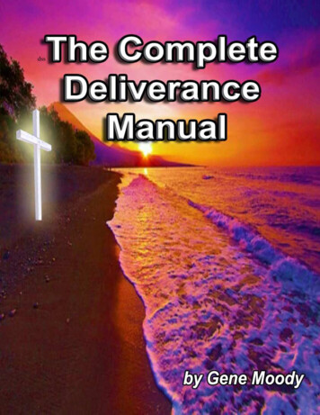 THE COMPLETE DELIVERANCE MANUAL - Gene Moody