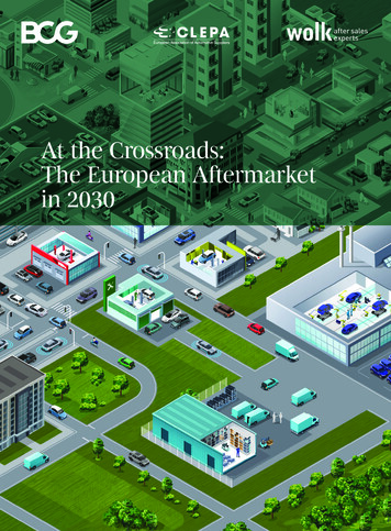 At The Crossroads: The European Aftermarket In 2030