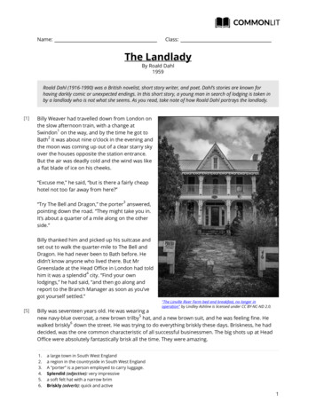CommonLit The Landlady