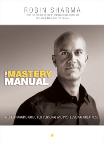 The Mastery Manual - Robin Sharma