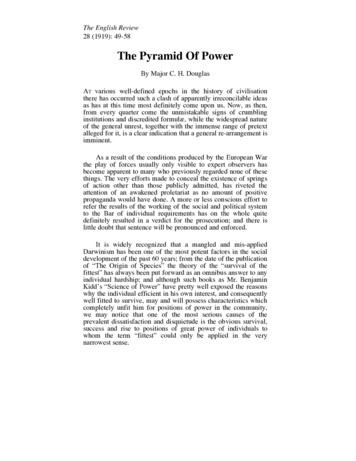 The Pyramid Of Power - Social Credit