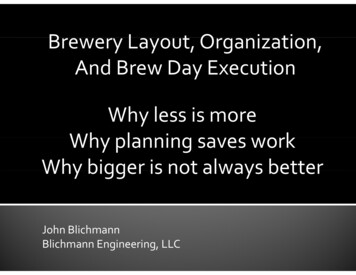 Brewery AndAnd Brew Day Execution Why Less Is More Why .