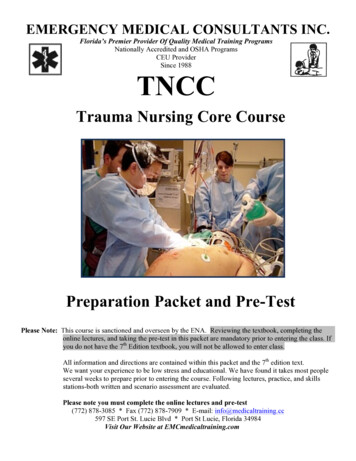 CEU Provider TNCC - EMC Medical Training