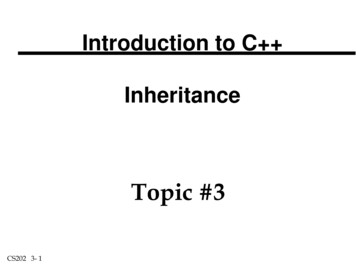 Introduction To C Inheritance