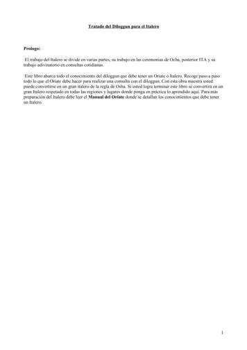 Tratado Del Diloggun Para El Italero - Libro Esoterico