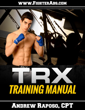 TRX Training Manual - FighterAbs 