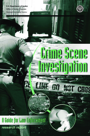 Crime Scene Investigation - FBI