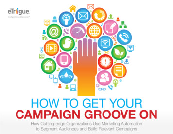 How To Get You Campaign Groove On