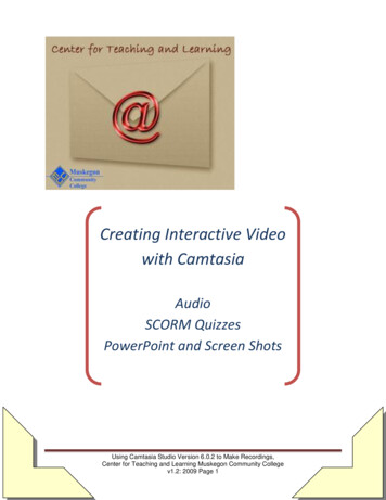 Creating Interactive Video With Camtasia