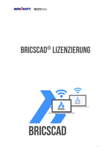 BricsCAD Lizenzierung - Mervisoft FTP