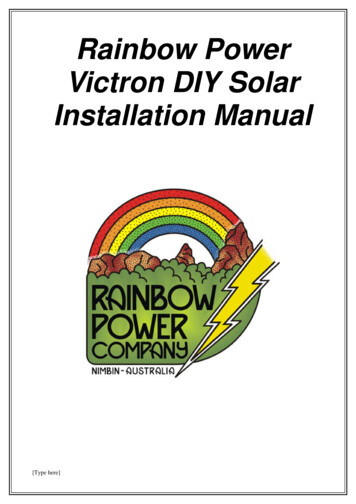 Victron DIY Installation Manual - Rpc .au