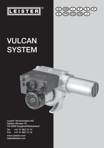 145.064 VULCAN System 03.12.2012 Layout 1