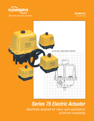 Series 75 Electric Actuator - Flowserve
