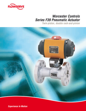 Worcester Controls Series F39 Pneumatic Actuator