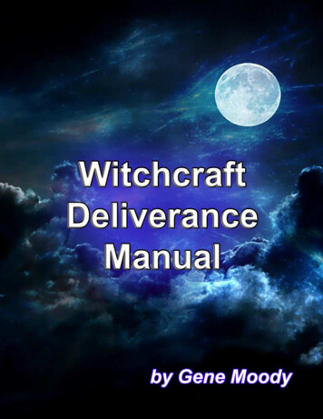 WITCHCRAFT DELIVERANCE MANUAL - Gene Moody