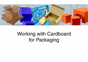 Working With Cardboard For Packaging