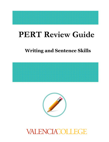 PERT Review Guide - Valencia College