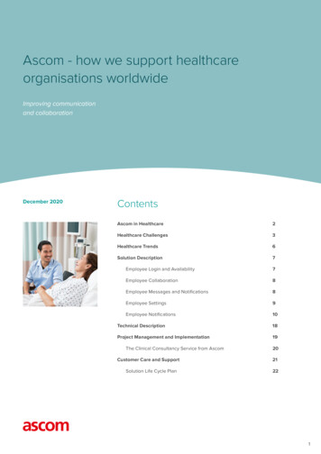 Ascom - How We Support Healthcare Organisations Worldwide