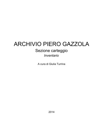 Archivio Piero Gazzola