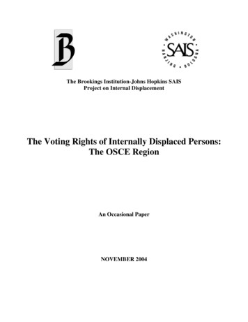 Voting Rights Final - Brookings