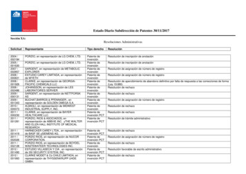 Estado Diario Subdirección De Patentes 30/11/2017 - INAPI