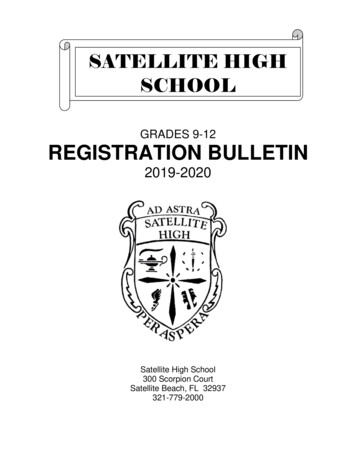 GRADES 9-12 REGISTRATION BULLETIN - Brevard Public Schools