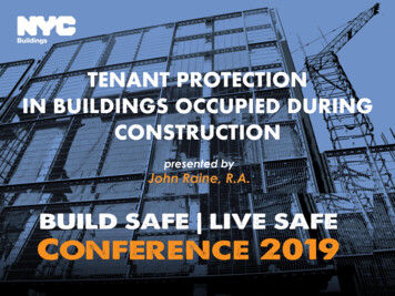 Tenant Protection In Buildings Occupied During Construction