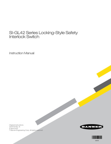 SI-GL42 Series Locking-style Safety Interlock Switch