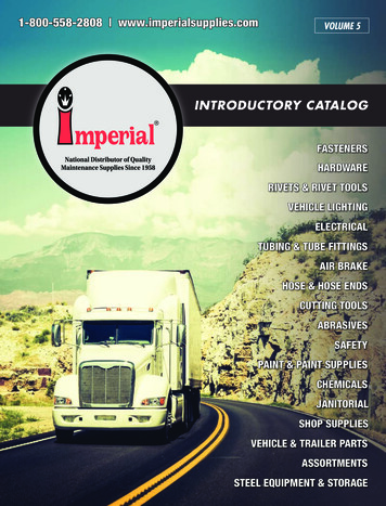1-800-558-2808 Imperialsupplies VOLUME 5