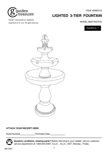 LIGHTED 3-TIER FOUNTAIN - Lowe's