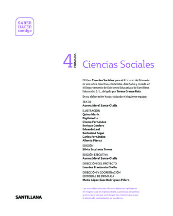 PRIMARIA Ciencias Sociales - Santillana