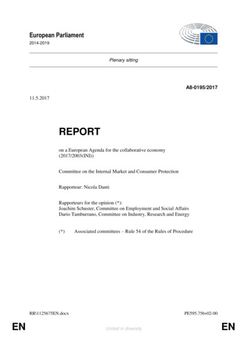 REPORT - European Parliament