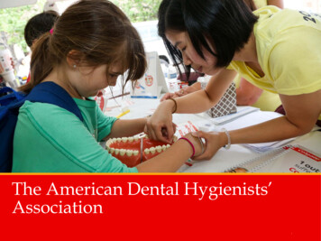 The American Dental Hygienists' Association - National Oral Health .