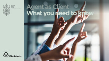 Agent As Client What You Need To Know - The PFS