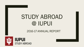Study ABROAD - IUPUI