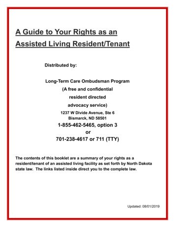 A Guide To Your Rights As An Assisted Living Resident/Tenant