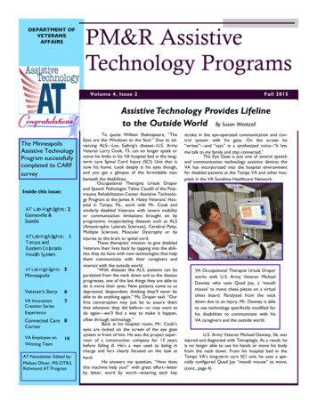 DEPARTMENT OF PM&R Assistive Technology Programs
