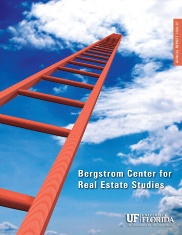 Bergstrom Center For Real Estate Studies - UF Warrington News