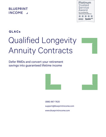 QLACs Qualified Longevity Annuity Contracts - Blueprint Income